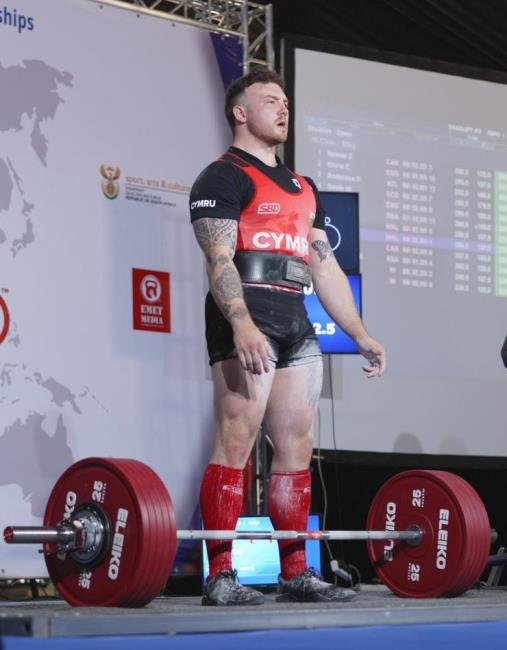 Lewis Davies - Psyching himself up